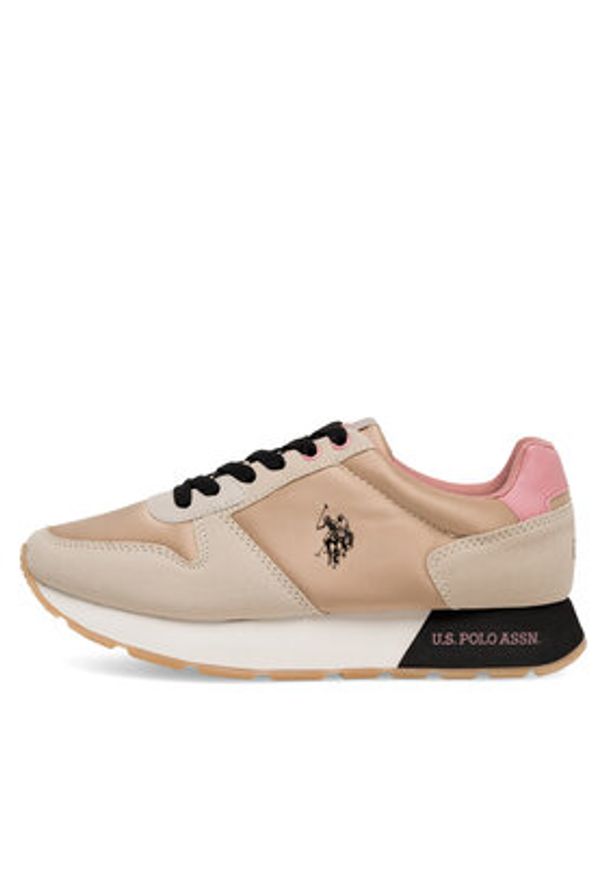 U.S. Polo Assn. Sneakersy KITTY002A Beżowy. Kolor: beżowy. Materiał: materiał