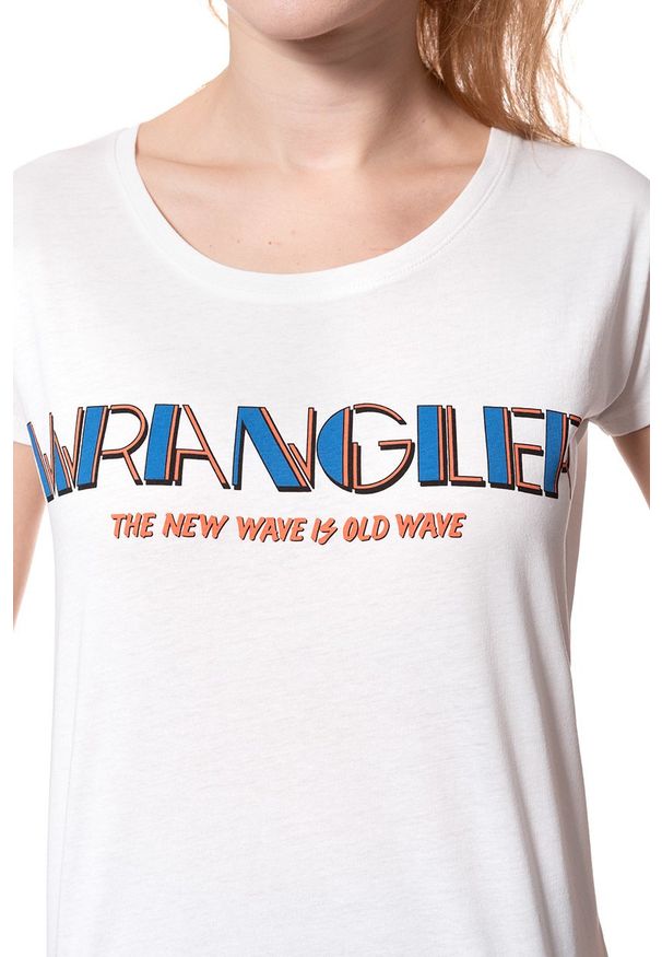 Wrangler - WRANGLER T SHIRT DAMSKI T-SHIRTS SS GRAPHIC OFFWH W7Z02EV02 112132143