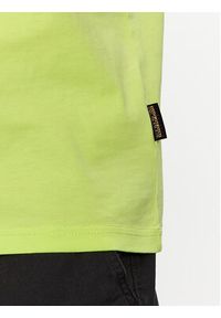 Napapijri T-Shirt Salis NP0A4H8D Żółty Regular Fit. Kolor: żółty. Materiał: bawełna #4