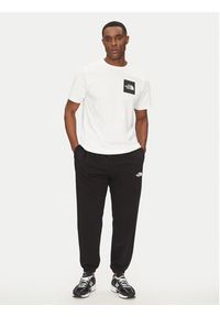 The North Face T-Shirt Fine NF0A8A6M Biały Regular Fit. Kolor: biały. Materiał: bawełna, syntetyk #5