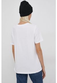 Superdry T-shirt bawełniany kolor biały. Okazja: na co dzień. Kolor: biały. Materiał: bawełna. Wzór: nadruk. Styl: casual #3