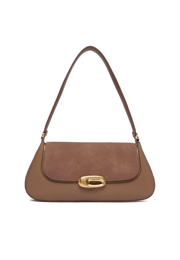 Torebka Calvin Klein. Kolor: beżowy