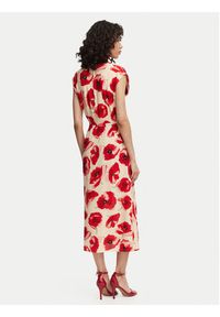 French Connection Sukienka letnia Poppy 719G6 Czerwony Regular Fit. Kolor: czerwony. Materiał: wiskoza. Sezon: lato #2