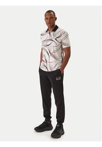 EA7 Emporio Armani Polo 7M001532 AF22175 Biały Regular Fit. Typ kołnierza: polo. Kolor: biały. Materiał: syntetyk #2