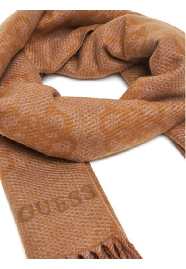 Guess Szalik AM9562 POL03 Beżowy. Kolor: beżowy. Materiał: poliester