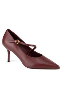 Gino Rossi Szpilki NOELLA-527-5-TB Bordowy. Kolor: czerwony. Materiał: skóra. Obcas: na szpilce #7