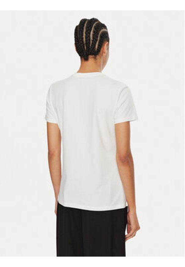 Fracomina T-Shirt FR24WT3004J40108 Biały Regular Fit. Kolor: biały. Materiał: bawełna