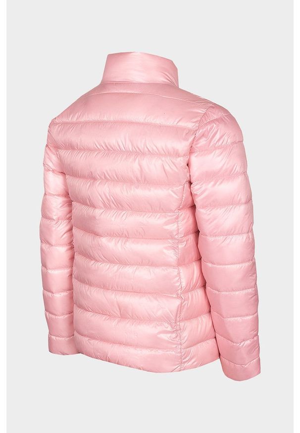 4f - 4F kurtka dziecięca kolor różowy. Okazja: na co dzień. Kolor: różowy. Materiał: materiał. Styl: casual