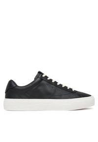 TOMMY HILFIGER - Tommy Hilfiger Sneakersy Premium Dress Cupsole FM0FM05572 Czarny. Kolor: czarny. Materiał: skóra