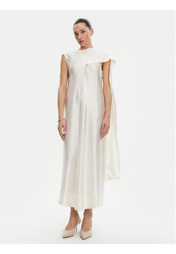 Herskind Sukienka koktajlowa Leroy 5547196 Biały Relaxed Fit. Kolor: biały. Materiał: syntetyk. Styl: wizytowy