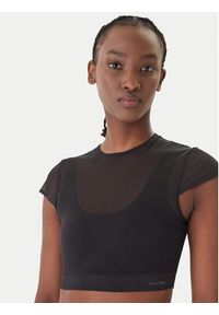 Calvin Klein Performance T-Shirt LVGWS6K219 Czarny Slim Fit. Kolor: czarny. Materiał: syntetyk #3