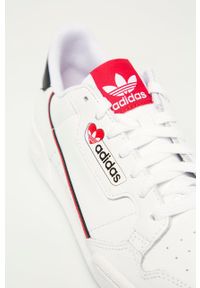 adidas Originals - Buty Continental 80. Nosek buta: okrągły. Zapięcie: sznurówki. Kolor: biały. Materiał: guma
