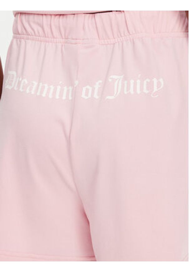 Juicy Couture Szorty sportowe Dream Of Shrt JCLHS125506 Różowy Regular Fit. Kolor: różowy. Materiał: syntetyk