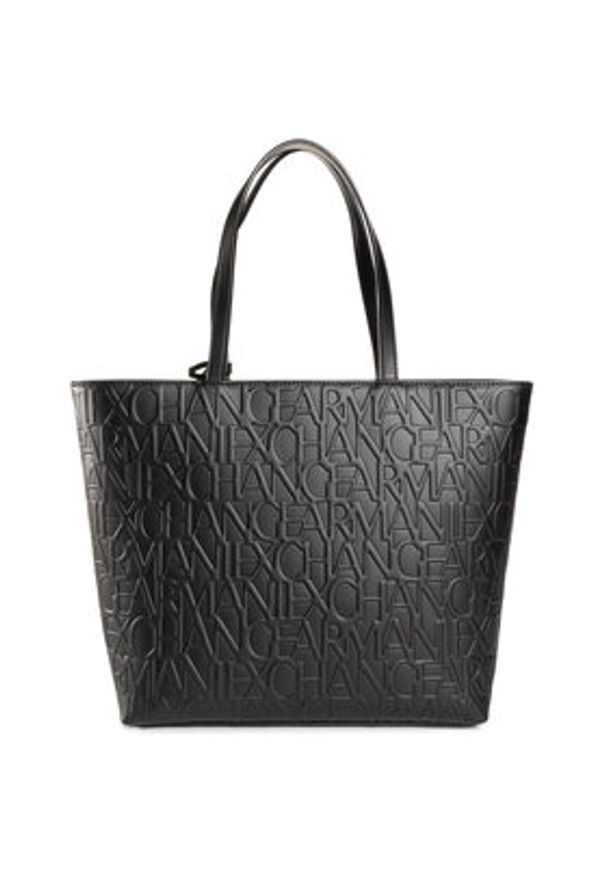 Armani Exchange Torebka 942650 CC793 00020 Czarny. Kolor: czarny. Materiał: skórzane