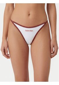 Calvin Klein Underwear Stringi LV00QF8892 Biały. Kolor: biały. Materiał: bawełna #1