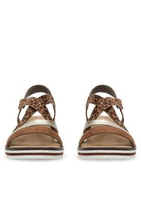 Rieker Sandały V3663-24 Brązowy. Kolor: brązowy. Materiał: syntetyk #6