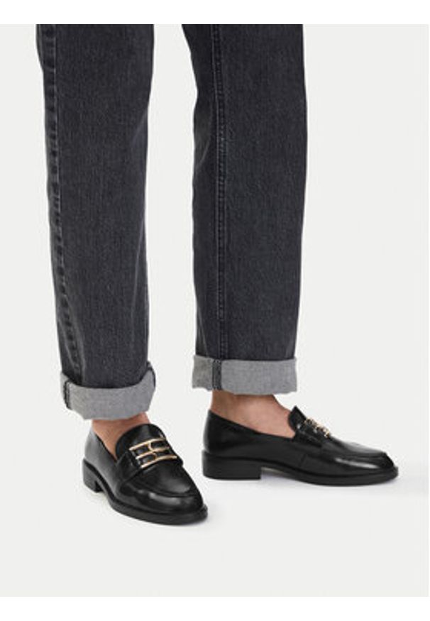 Jenny - JENNY Loafersy CEO-HYF62303CS-1 Czarny. Kolor: czarny. Materiał: syntetyk, materiał