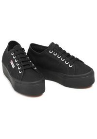 Superga Tenisówki 2790 Cotw Linea Up And Down S9111LW Czarny. Kolor: czarny. Materiał: materiał