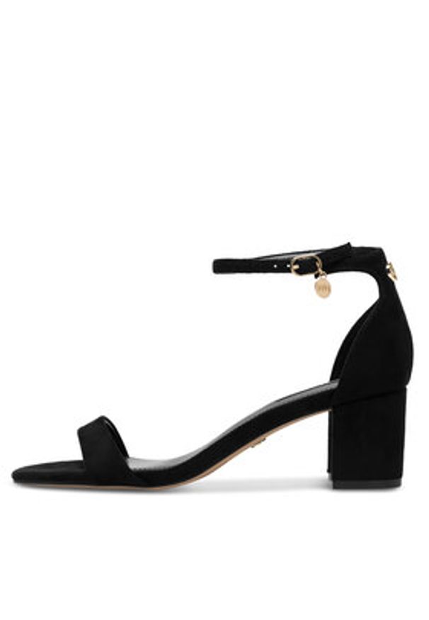 Nine West Sandały WFA2625-1 Czarny. Kolor: czarny. Materiał: materiał