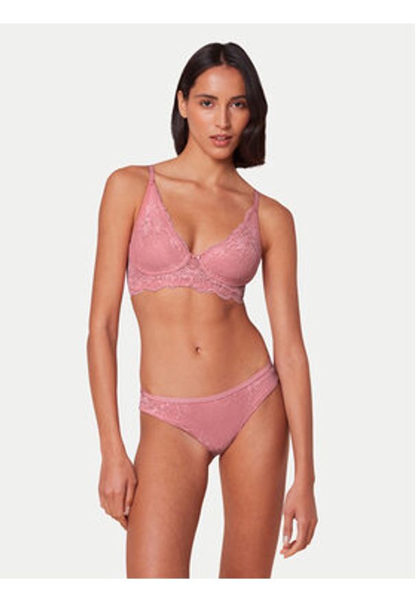 Triumph Biustonosz bezfiszbinowy Amourette Charm T10214451 Różowy. Kolor: różowy. Materiał: syntetyk