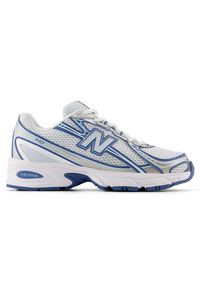 Buty unisex New Balance U740LB2 – niebieskie. Kolor: niebieski. Materiał: materiał, syntetyk. Szerokość cholewki: normalna. Sezon: lato. Sport: turystyka piesza