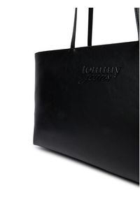 Tommy Jeans Torebka Tjw Must Tote AW0AW18455 Czarny. Kolor: czarny. Materiał: skórzane #4