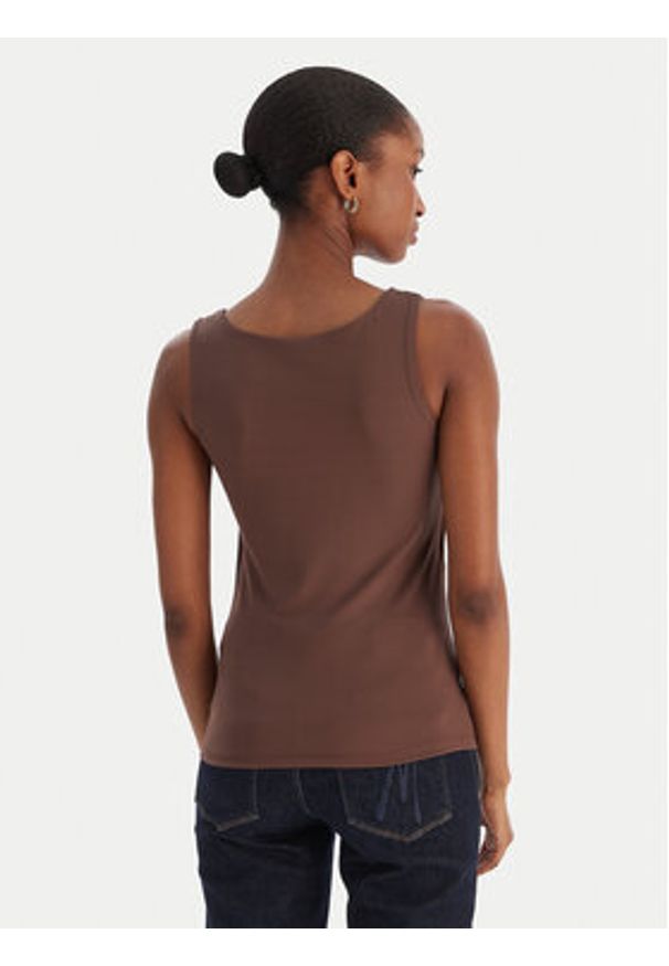 Vero Moda Top Million 10305800 Brązowy Regular Fit. Kolor: brązowy. Materiał: syntetyk