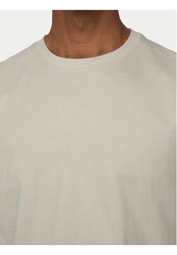 Only & Sons T-Shirt Fred 22022532 Beżowy Relaxed Fit. Kolor: beżowy. Materiał: bawełna