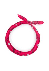 Wittchen - Apaszka z jedwabiu. Kolor: czerwony. Materiał: jedwab. Styl: klasyczny, elegancki #3