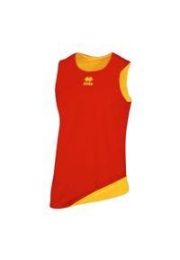 ERREA - Podwójna Reklama Tank Topu Errea Chicago Dorośli. Kolor: pomarańczowy, czerwony, wielokolorowy. Sport: koszykówka