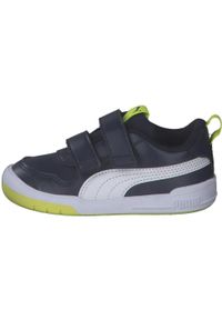 Buty do chodzenia dla dzieci Puma Multiflex Sl V. Okazja: na uczelnię, na co dzień. Kolor: żółty, biały, niebieski, wielokolorowy. Sport: turystyka piesza #2