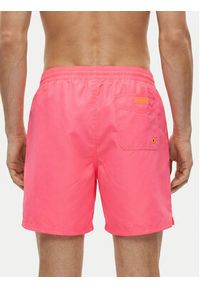 Guess Szorty kąpielowe F6GT24 WG282 Różowy Regular Fit. Kolor: różowy. Materiał: syntetyk #2