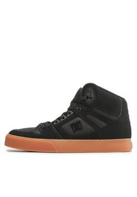 DC Sneakersy Pure High-Top Wc ADYS400043 Czarny. Kolor: czarny. Materiał: skóra #4