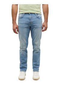 Męskie Spodnie Jeansowe Mustang Style Washington Straight Denim Blue 1014877 5000 313