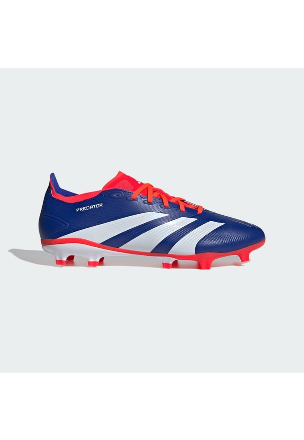 Adidas - Buty Predator League FG. Kolor: biały, niebieski, czerwony, wielokolorowy. Materiał: materiał