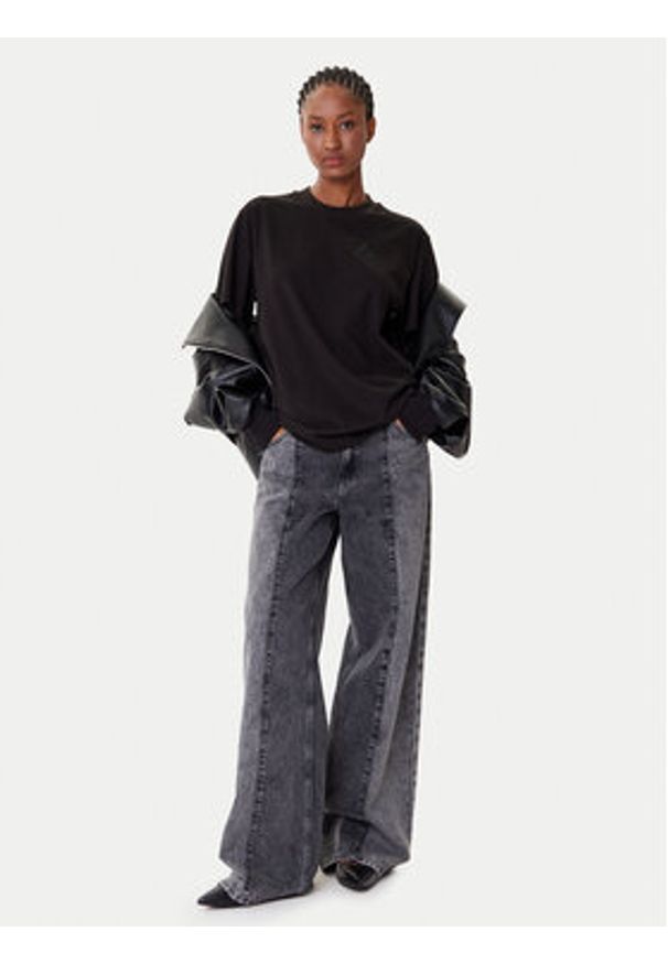 Hugo - HUGO T-Shirt Vintage 50550901 Czarny Relaxed Fit. Kolor: czarny. Materiał: bawełna. Styl: vintage