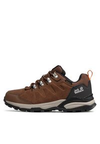 Jack Wolfskin Trekkingi Refugio Texapore Low W 4050821 Brązowy. Kolor: brązowy. Materiał: zamsz, skóra #8