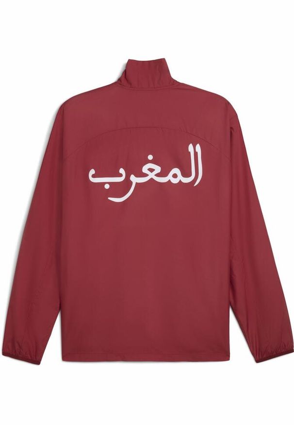 Puma - Kurtka dresowa Prematch Maroc CAN 2025. Kolor: czerwony, wielokolorowy, zielony. Materiał: dresówka
