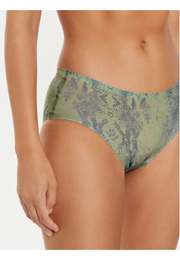 Chantelle Figi klasyczne Soft Stretch C11D40 Zielony. Kolor: zielony. Materiał: syntetyk