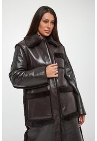 Płaszcz damski skórzany dwustronny DIEGO M. Materiał: skóra #5
