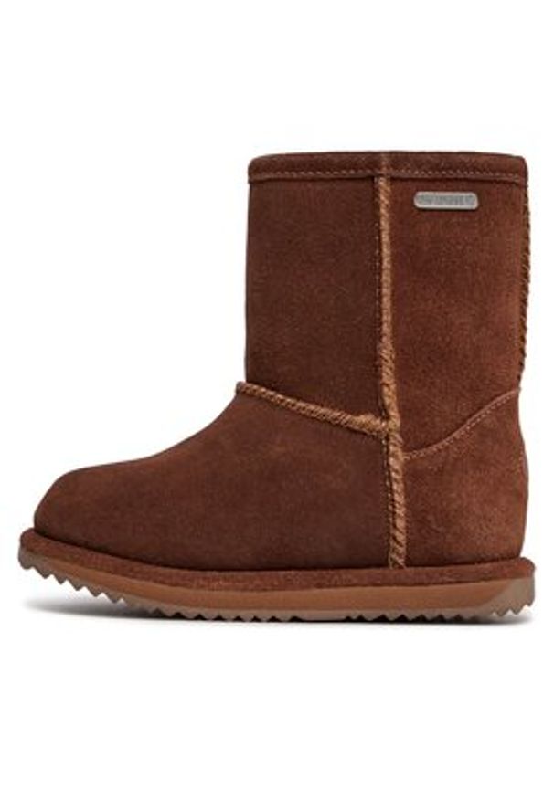 EMU Australia Śniegowce Brumby Lo K10773 Brązowy. Kolor: brązowy. Materiał: zamsz, skóra