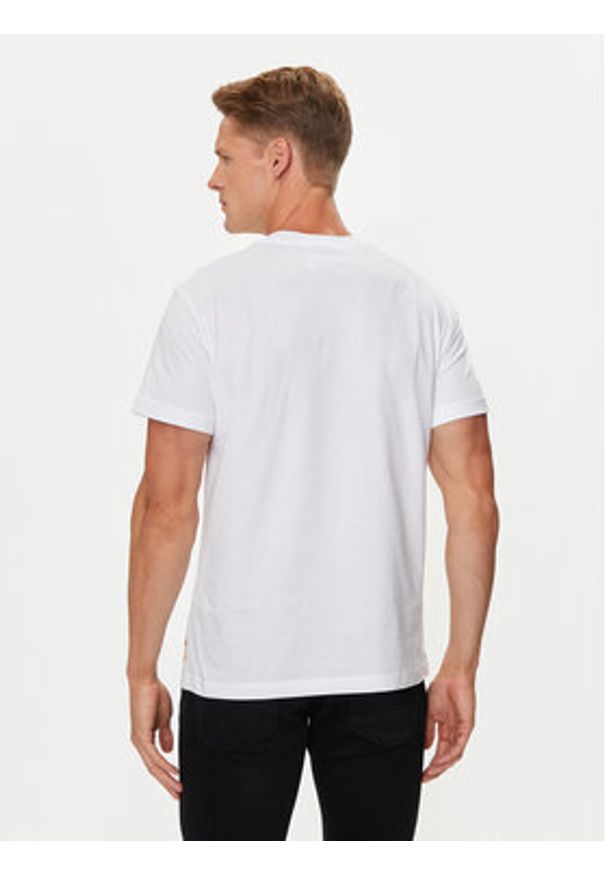 Versace Jeans Couture T-Shirt 76GAH6SW Biały Regular Fit. Kolor: biały. Materiał: bawełna