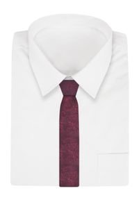 Alties - Klasyczny Męski Krawat - ALTIES - Czerwień. Kolor: czerwony. Materiał: tkanina. Styl: klasyczny #2