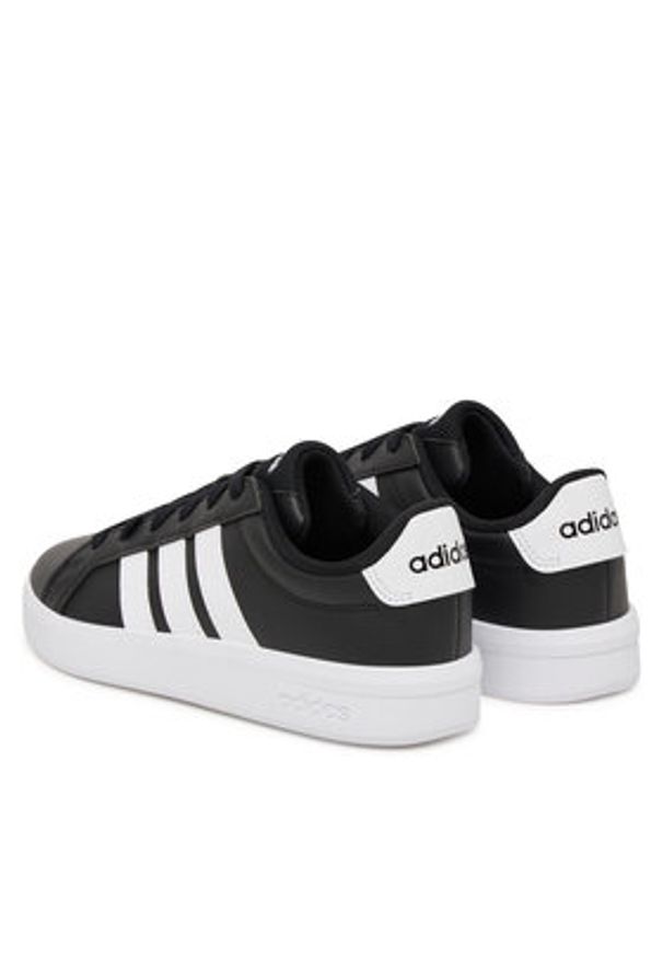 Adidas - adidas Sneakersy Grand Court 3.0 JP9366 Czarny. Kolor: czarny. Materiał: skóra