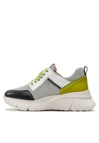 Hispanitas Sneakersy CHV243456 Kolorowy. Kolor: biały. Materiał: skóra. Wzór: kolorowy