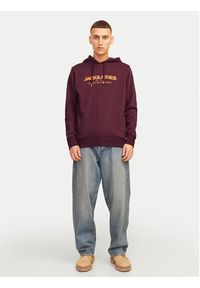 Jack & Jones - Jack&Jones Bluza Alvis 12256848 Bordowy Standard Fit. Kolor: czerwony. Materiał: syntetyk #6