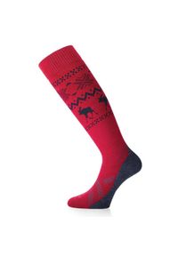 LASTING - Skarpety narciarskie uniseks Lasting FWW 398 Merino 85%. Kolor: wielokolorowy, czarny, czerwony. Materiał: wełna. Sport: narciarstwo #1