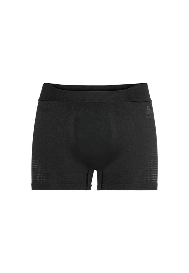 Bokserki męskie Odlo Boxer PERFORMANCE SPORTS WARM ECO. Kolor: czarny. Sport: bieganie