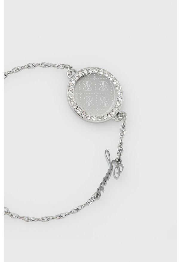 Guess - Bransoletka. Kolor: srebrny