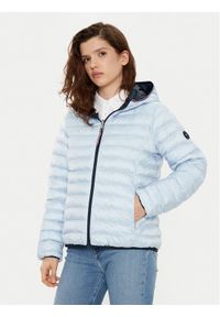 TOMMY HILFIGER - Tommy Hilfiger Kurtka przejściowa WW0WW45317 Błękitny Regular Fit. Kolor: niebieski. Materiał: syntetyk #1